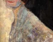 古斯塔夫 克林姆特 : Portrait of a Lady in white